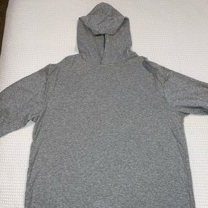 Slate & Stone grey hoodie ; size XL ; fits like a large